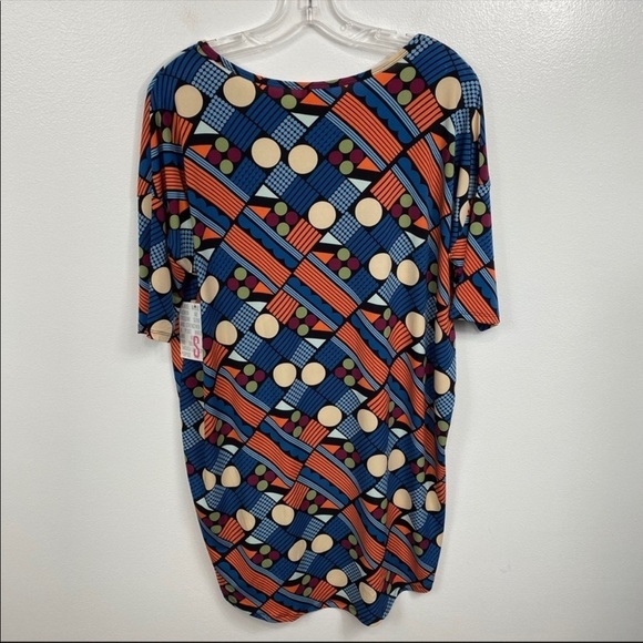 NEW LuLaRoe Irma Geometric Print Tunic Top - Picture 4 of 9
